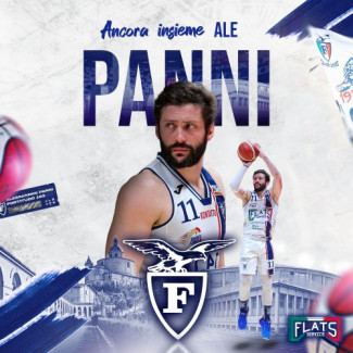 Alessandro Panni vestir la maglia della Fortitudo Flats Service Bologna anche nella stagione 2023/24