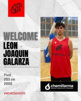 Baskrs Chemifarma Forlimpopoli - Tesseramento Leon Joaquin Galarza