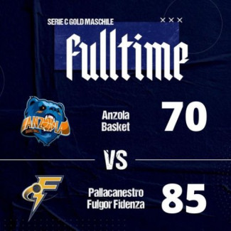 Anzola Basket  - Foppiani Fulgor Fidenza 70 - 85