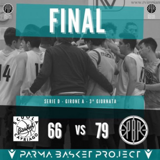Scuole Basket Cavriago  vs Parma Basket Project  66  79