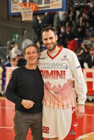 RivieraBanca Basket Rimini  -  Infortunio Stefano Masciadri, il capitano costretto ai box