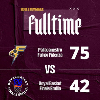 Fulgor Fidenza Morian - Royal Basket Finale Emilia 75  42