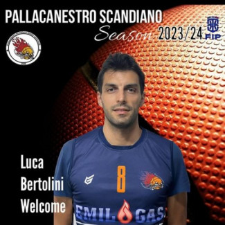 Pallacanestro Scandiano - Luca Bertolini è un giocatore bianco-blu