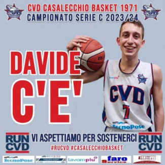 CVD Basket Club Casalecchio di Reno   - E finalmente possiamo presentare l'ultimo tassello della squadra 2023/24