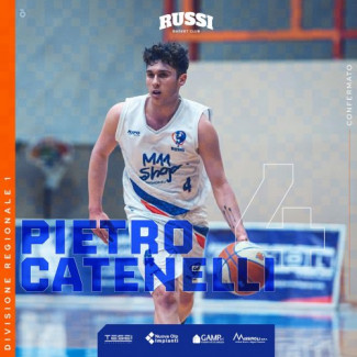 Basket Club Russi  -   Pietro Catenelli anche quest&#8217;anno far parte in pianta stabile del roster