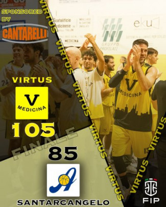 Virtus Medicina 105- 85 Angels Dulca Santarcangelo