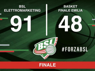 BSL San Lazzaro - Basket Finale Emilia 91-48