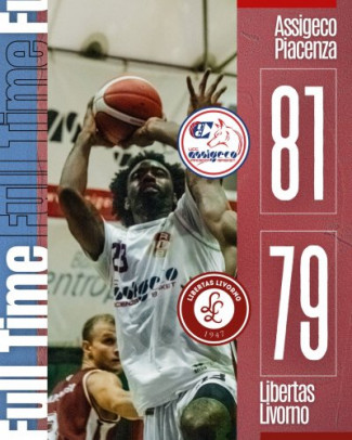 UCC Assigeco Piacenza 81 | 79  Libertas Livorno