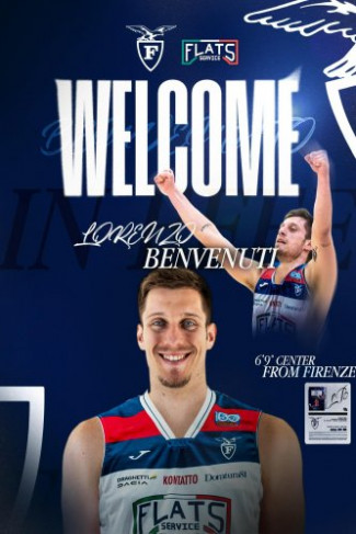 Fortitudo Pallacanestro Bologna   lieta di annunciare di aver raggiunto un accordo con l'atleta Lorenzo Benvenuti.