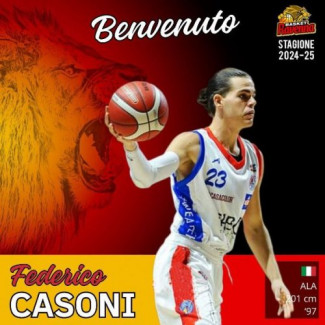 Federico Casoni firma con il Basket Ravenna