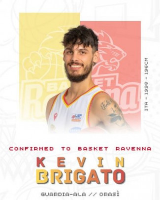 Kevin Brigato rimane giallorosso: terza stagione consecutiva per lui con l’OraS� Basket Ravenna