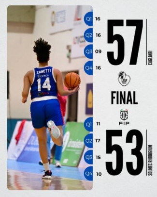 CUS Cagliari - Solmec Rhodigium Basket 57-53 (16-11; 16-17; 9-15; 16-10)