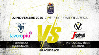 LBA, 9 giornata: Fortitudo Lavoropi Bologna vs Virtus Segafredo Bologna