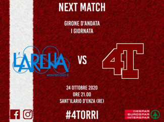 Match preview: Dilplast Clevertech Basket L&#8217;Arena Montecchio E. - Despar 4 Torri Ferrara