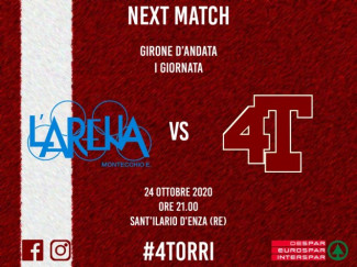 Match preview: Dilplast Clevertech Basket L’Arena Montecchio E. - Despar 4 Torri Ferrara