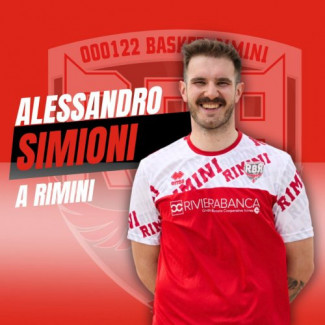RivieraBanca Basket Rimini si rinforza sotto canestro:  Benvenuto Ale Simioni!!!