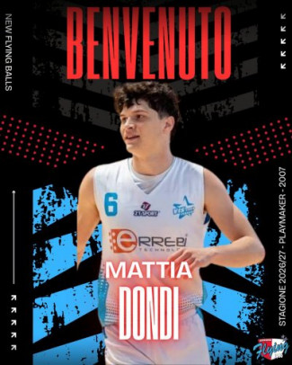 Un giovane play per i New Flying Balls Ozzano : firmato Mattia Dondi Dall'Orologio