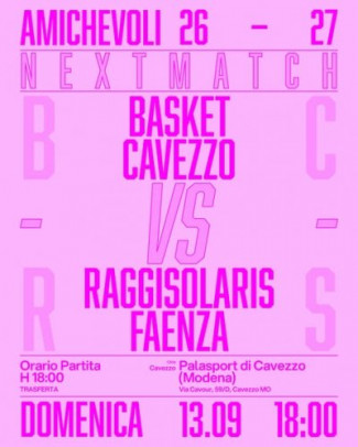 Raggisolaris Faenza - Il programma delle amichevoli della Serie B Femminile