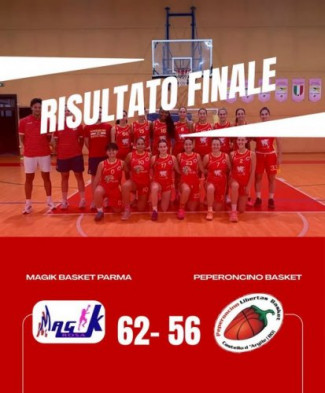 Magik Basket Rosa Parma  - Peperoncino Basket  56-62 (20-11; 38-31; 53-40)