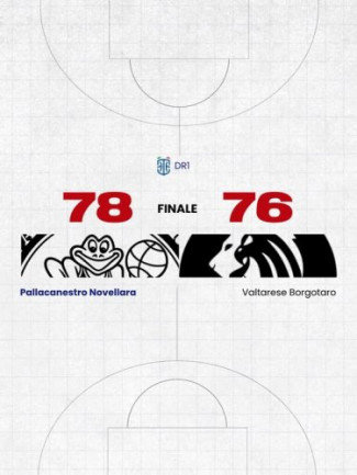 Pallacanestro Novellara - Valtarese Basket Mazzei Architects  78 – 76 dts