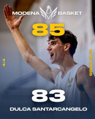 Dulca Angels Santarcangelo - Modena Basket   83 – 85