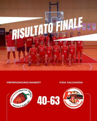 Peperoncino Basket  - FBK Fiore Basket Valdarda 40 – 63