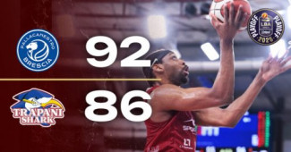Semifinale - Gara 3 &#8211; Germani Brescia vs Trapani Shark: 92-86