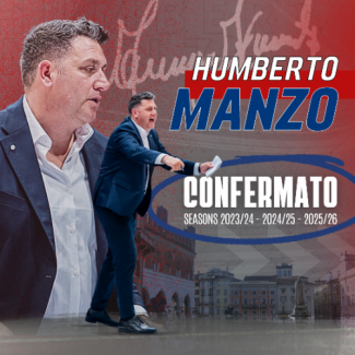 L&#8217;Assigeco Piacenza  promuove Humberto Manzo a vice allenatore