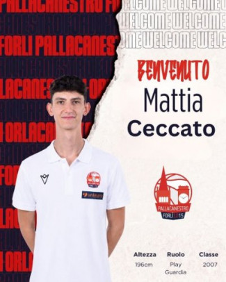 Mattia Ceccato � un nuovo giocatore della Pallacanestro 2.015 Forl�