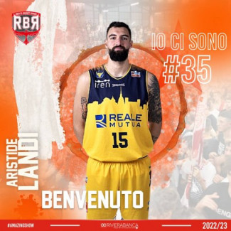 RivieraBanca Basket Rimini  - Benvenuto Aristide Landi!