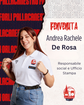 Andrea Rachele De Rosa entra a far parte dell’area comunicazione di Pallacanestro Forl� 2.015