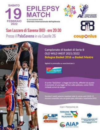 Epilepsy Match, la partita contro l'epilessia del Bologna Basket 2016
