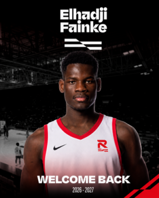 Elhadji Fainke torna a vestire la maglia della UNA Hotels Reggio Emilia per la stagione 2026/2027