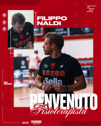 Filippo Naldi  fisioterapista della Benedetto XIV Sella  Cento  per la Stagione 2026 /27