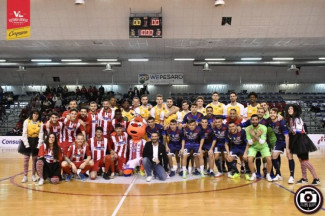 Tanto successo per la Befana Biancorossa insieme a Carpegna Prosciutto Basket Pesaro, Vis e Italservice .