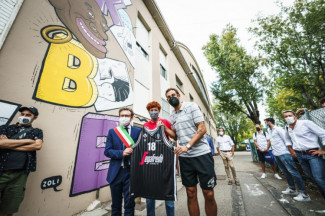 A Faenza inaugurati i murales di Kobe Bryant e Simona Ballardini alla presenza di Belinelli e Paolo Ronci