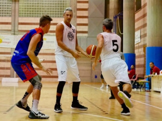 Pre - gara : Gaetano Scirea Basket Bertinoro – Ferrara Basket 2018 .