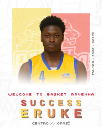 Success Eruke � un nuovo giocatore dell'OraS� Basket Ravenna