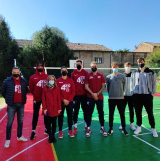 4 Torri Ferrara all’inaugurazione del campo polisportivo dell’Istituto Einaudi di Ferrara