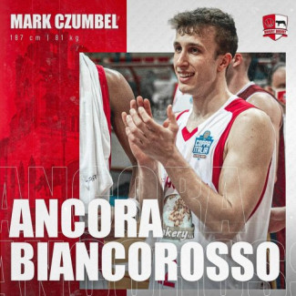 Conferme in casa Bakery Piacenza : Mark Czumbel in maglia Biancorossa anche per la prossima stagione