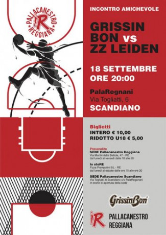 Domani a Scandiano l’ultimo test pre-campionato della Grissin Bon