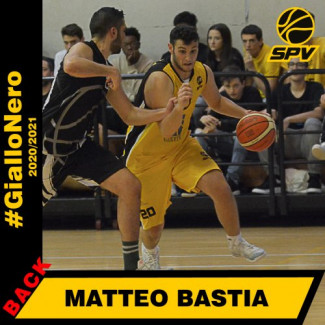 Matteo Bastia è un nuovo giocatore della Scuola Pallacanestro Vignola