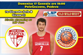 Basket, Serie B: vigilia di UPB Padova &#8211; Senigallia