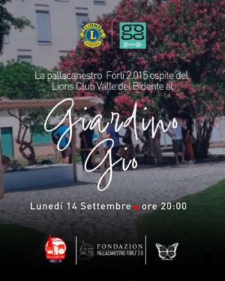 Pallacanestro 2.015 Unieuro Forl�  - Evento presso il Giardino Gio