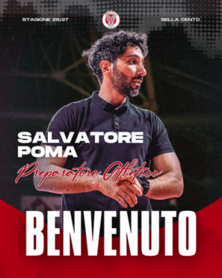 Salvatore Poma � il nuovo preparatore atletico della Benedetto XIV Sella Cento