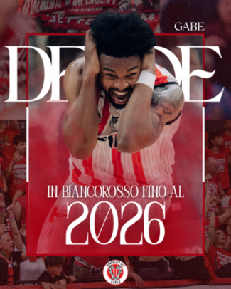 Benedetto XIV Cento  -   Gabe Devoe ancora in biancorosso: rinnovo fino al 2026