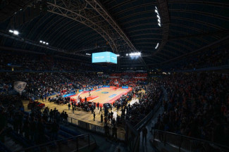 Il pubblico della Serie A2 Old Wild West 2025/26. A fine stagione regolare oltre i 2.300 spettatori a gara.