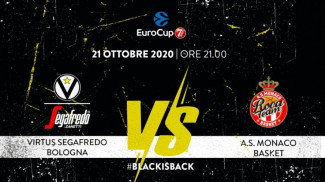 4° giornata, EuroCup 7DAYS: Virtus Segafredo Bologna vs AS Monaco