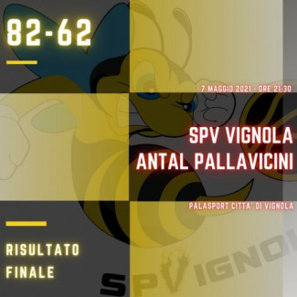 Scuola Pallacanestro Vignola vs Antal Pallavicini 82-62 (16-18; 29-17; 23-12; 14-15)