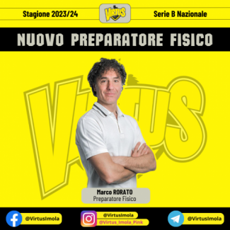 Marco Rorato  il nuovo Preparatore Fisico della Virtus Imola